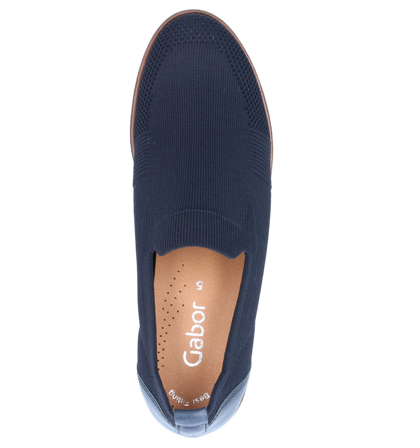 Best Fitting Chaussures slip-on en Bleu foncé en textile (275214)