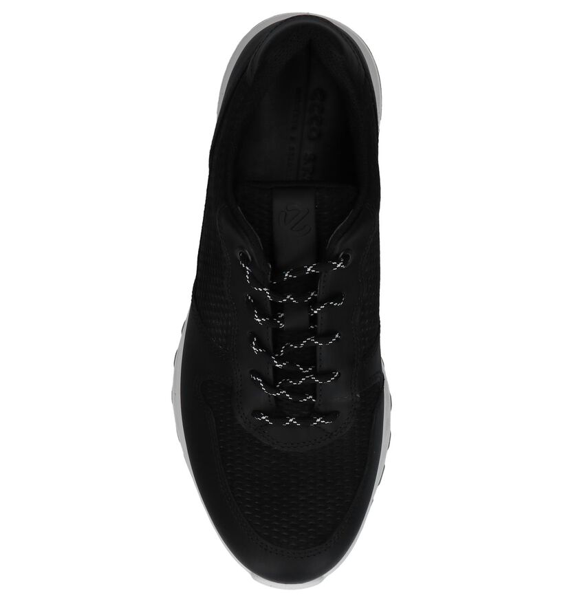 Ecco ST 1 Men's Zwarte Sneakers in leer (269721)