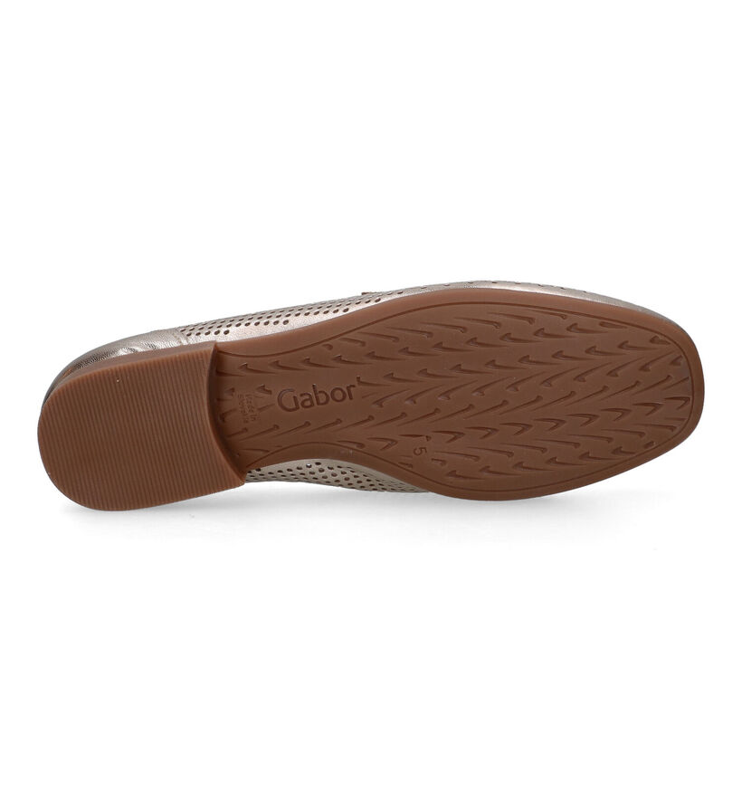 Gabor Comfort Gouden Loafers voor dames (323345)