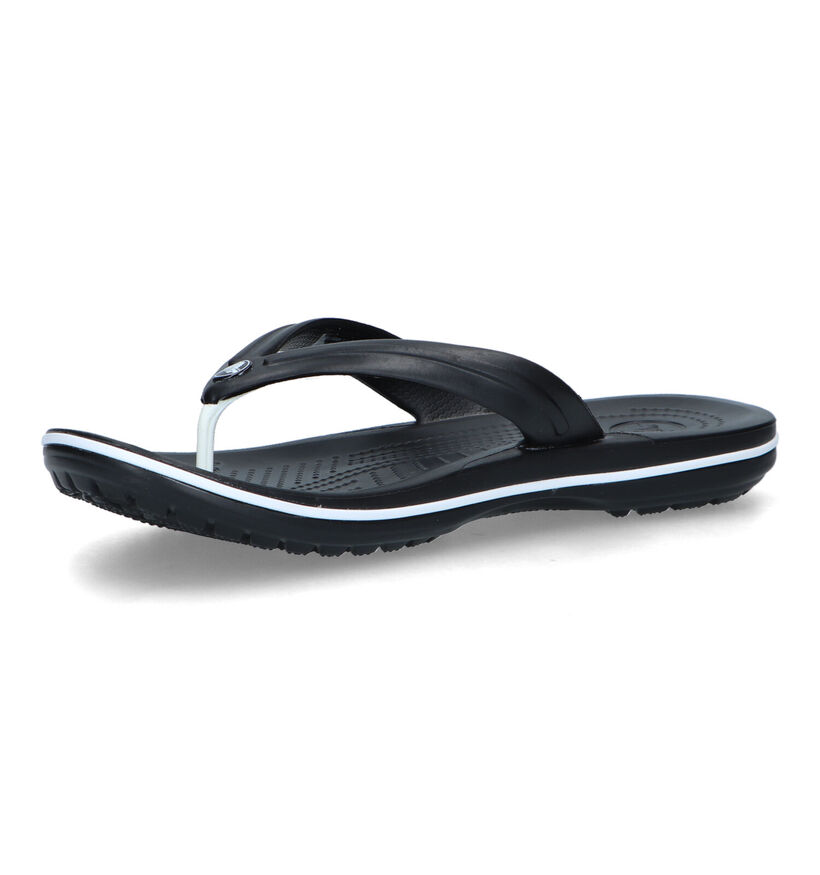 Crocs Crocband Flip Zwarte Teenslippers in kunststof (324171)