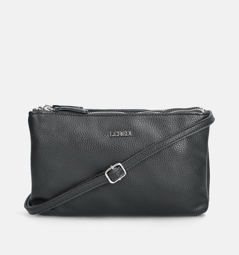 L.Credi Ella Sac port&eacute; crois&eacute; en Noir pour femmes (379580)