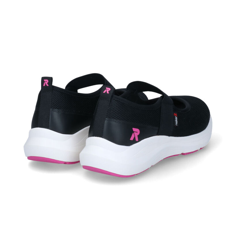 R-Evolution Slip-ons en Noir pour femmes (310174) - pour semelles orthopédiques