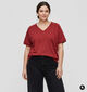 Vero Moda Curve Simone Sweatshirt en Rouge pour femmes (378137)