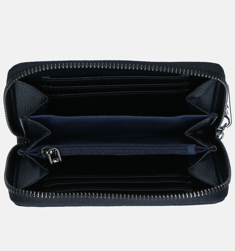 Laurent David Nos 001 Porte-monnaie zippé en Noir pour femmes (351291)