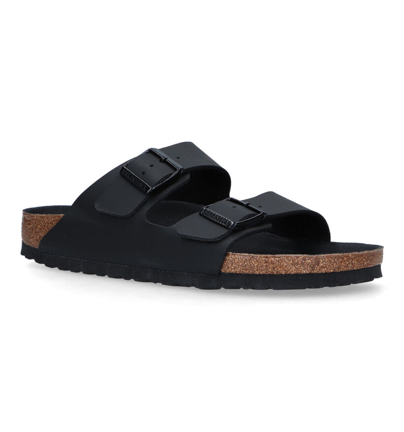 Birkenstock Arizona Nu-pieds en Noir pour hommes (213368)