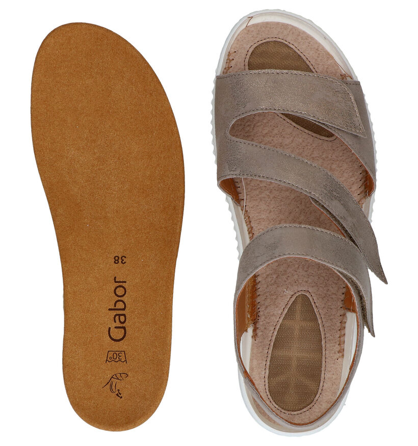 Gabor Best Fitting Bronzen Sandales en Bronze en nubuck (271739)