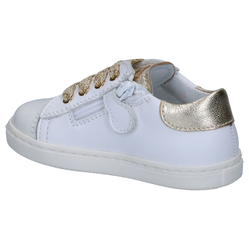 Beberlis Witte Sneakers in leer (273005)