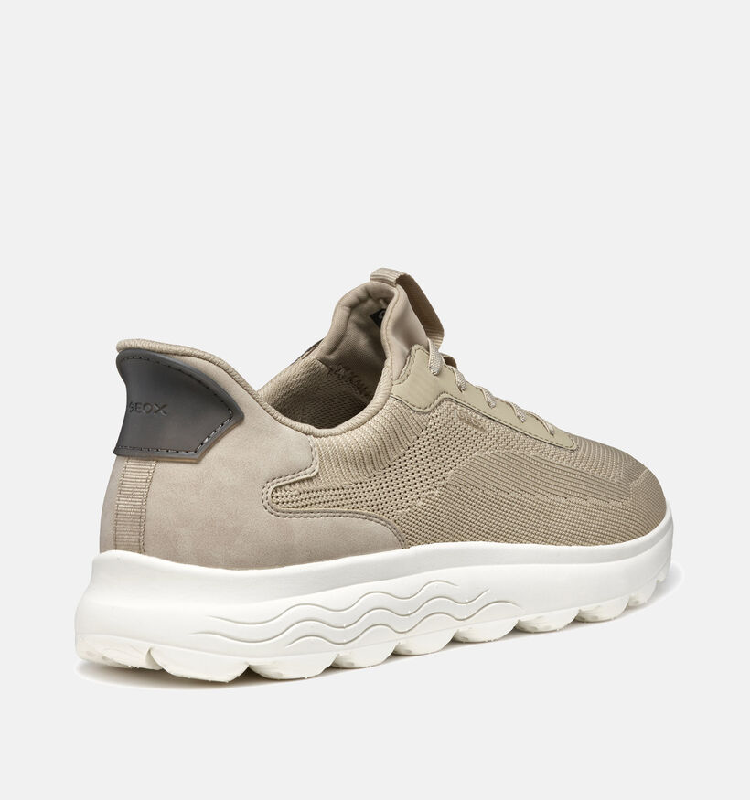 Geox Spherica Plus Bruine Veterschoenen voor heren (353851) - geschikt voor steunzolen