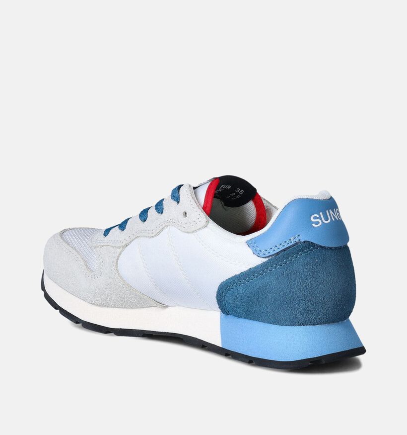 Sun68 Jaki Witte Sneakers voor jongens (362450) - geschikt voor steunzolen