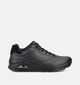 Skechers Uno Tailored Air Baskets en Noir pour hommes (375648) - pour semelles orthop&eacute;diques