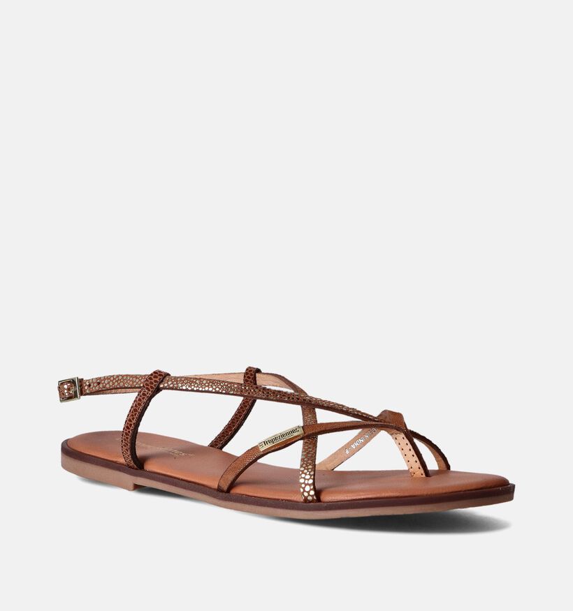 Les Tropeziennes Monagum Sandales en Cognac pour femmes (356830)
