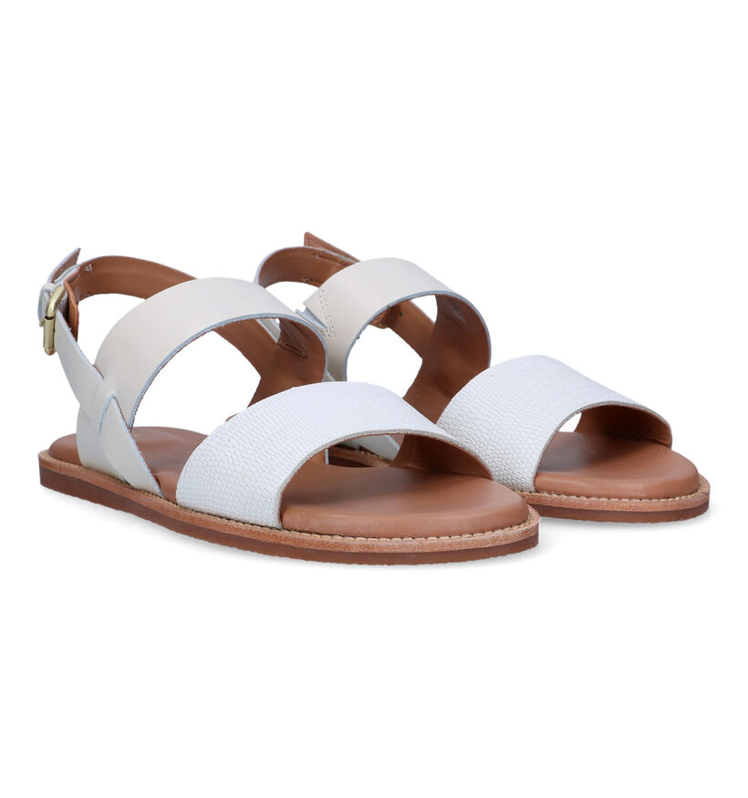 Clarks Karsea Strap Sandales en Blanc pour femmes (321772)