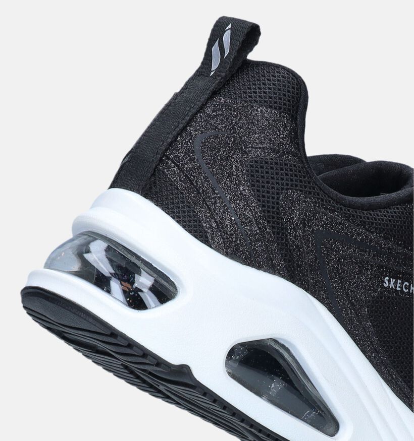 Skechers Tres-Air Uno Glit-Airy Zwarte Sneakers voor dames (345115)