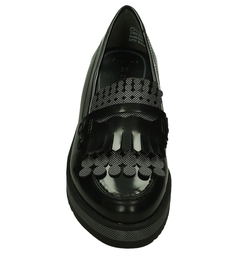 Marco Tozzi Mocassins en Noir en simili cuir (202644)