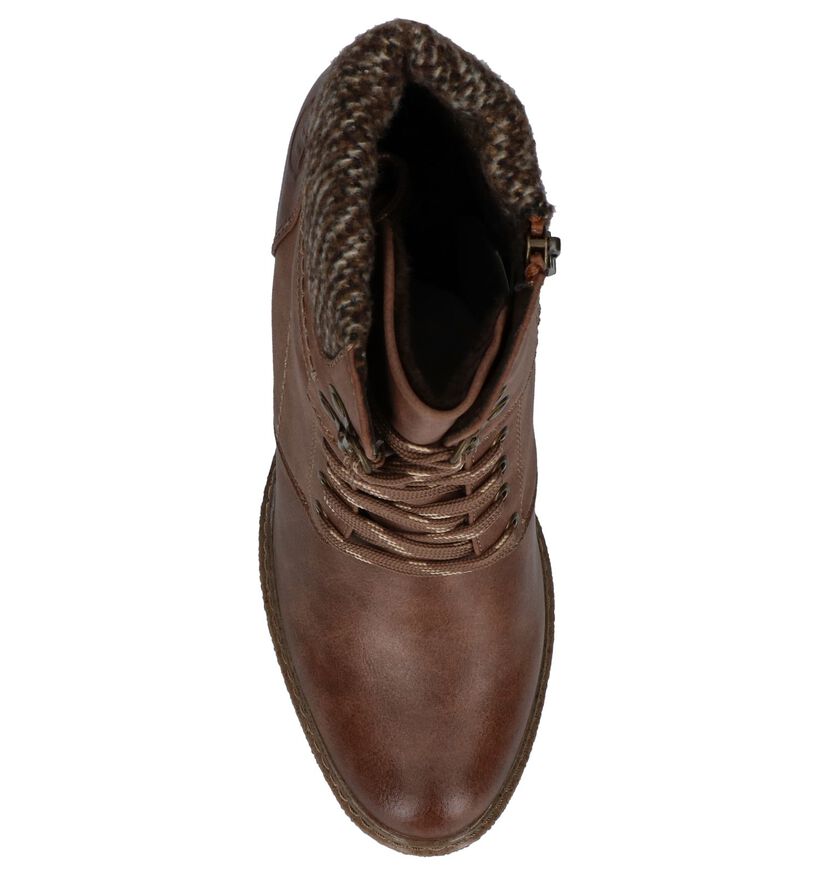 Marco Tozzi Bottillons en Marron en imitation cuir (226350)