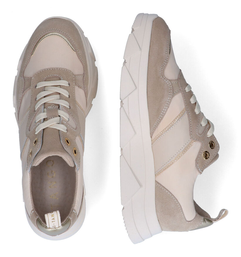 Tango Kady Fat Beige Sneakers voor dames (307999) - geschikt voor steunzolen