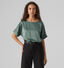Vero Moda Merle T-shirt en Vert pour femmes (340558)