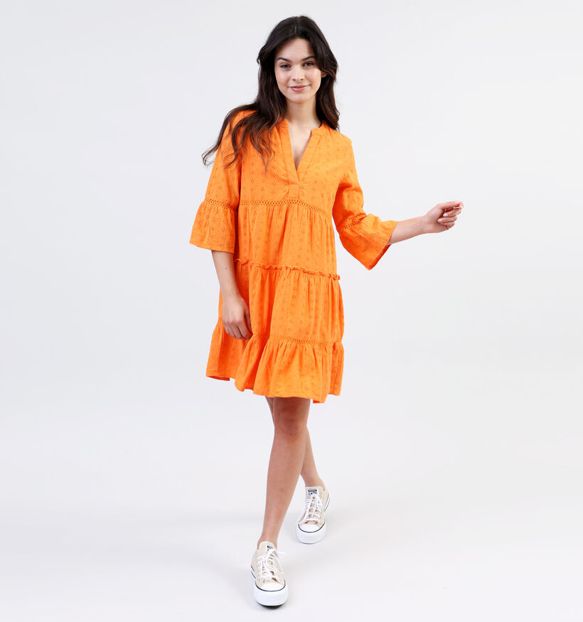 Vero Moda Dicthe Oranje Jurk voor dames (327235)