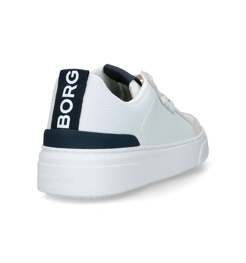 Björn Borg Chaussures à lacets en Blanc pour hommes (320604) - pour semelles orthopédiques