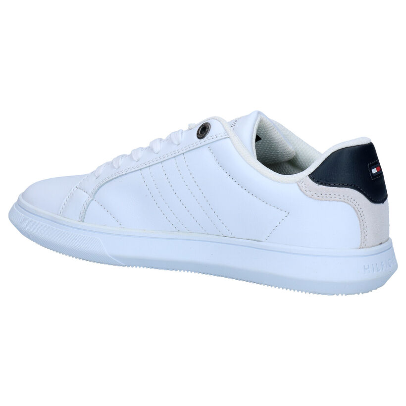 Tommy Hilfiger Essential Leather Cupsole Baskets en Blanc en cuir (279958)