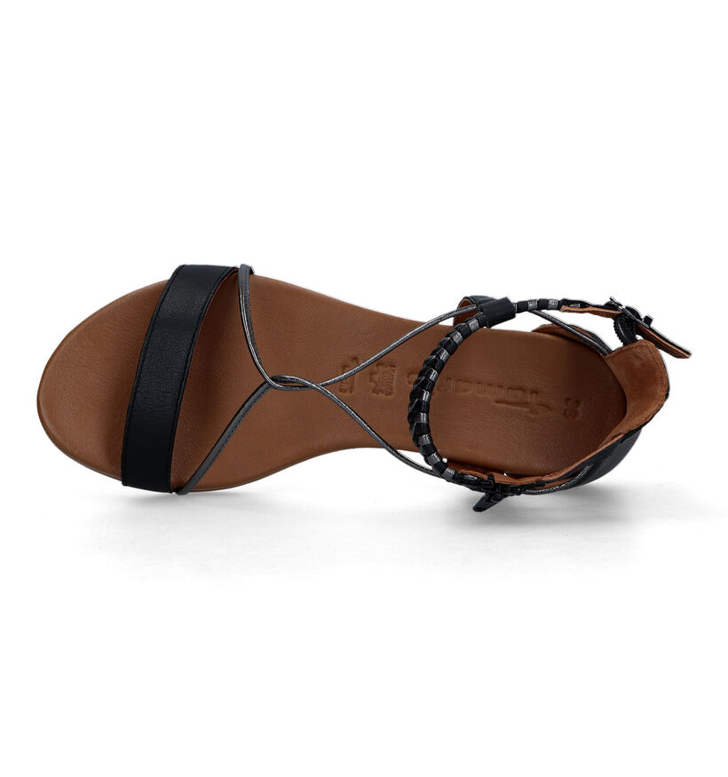 Tamaris Sandales plates en Noir pour femmes (322447)