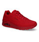 Skechers Uno Stand On Air Baskets en Rouge pour hommes (316442)