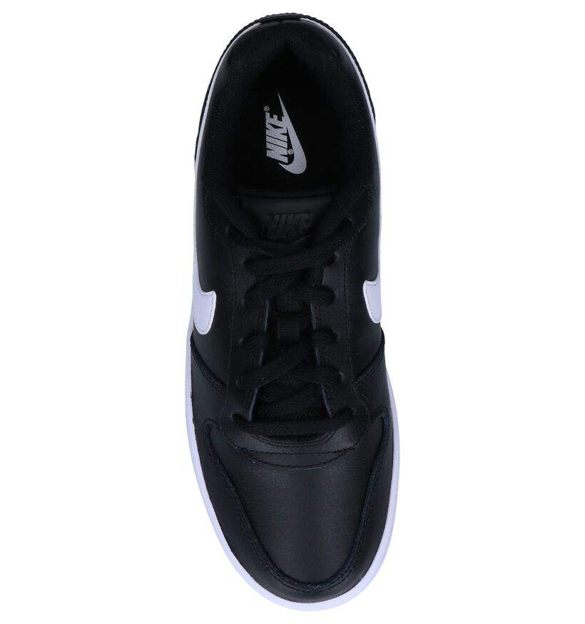Zwarte Sneakers Nike Ebernon Low in kunstleer (250338)