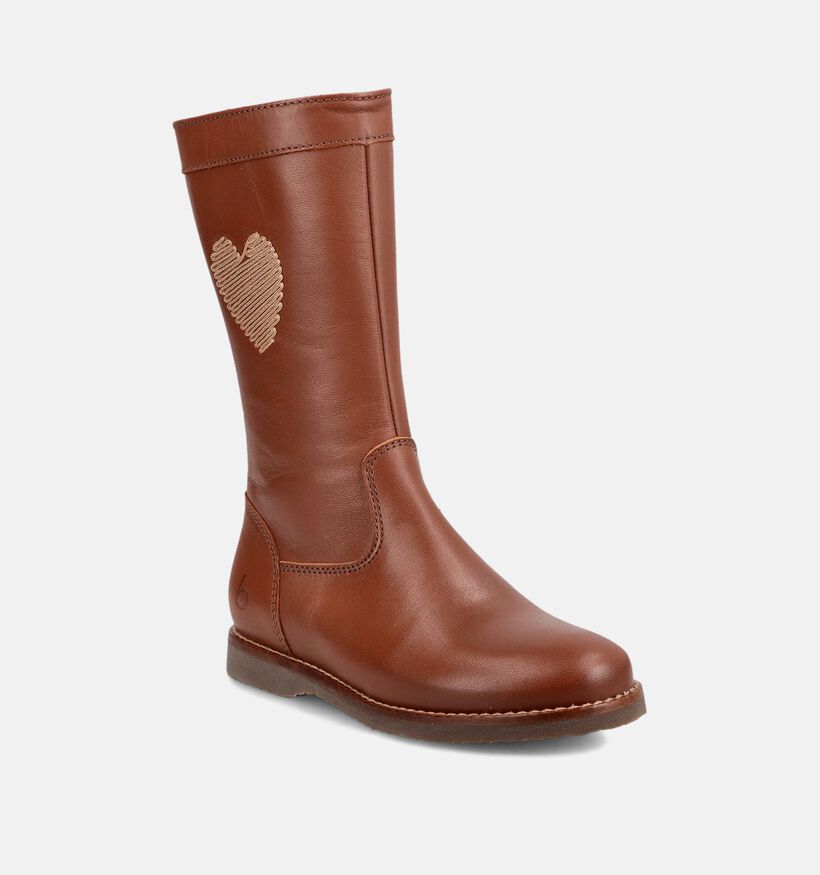 Beberlis Bottes hautes en Cognac pour filles (380657)