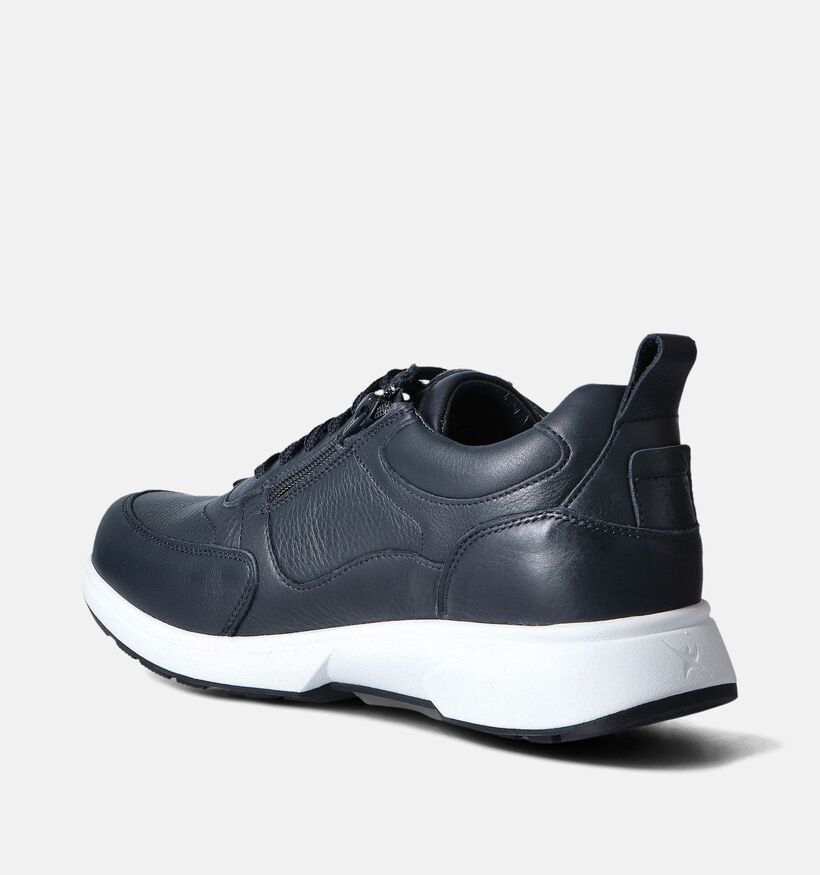 Xsensible Basel Blauwe Veterschoenen voor heren (356536) - geschikt voor steunzolen
