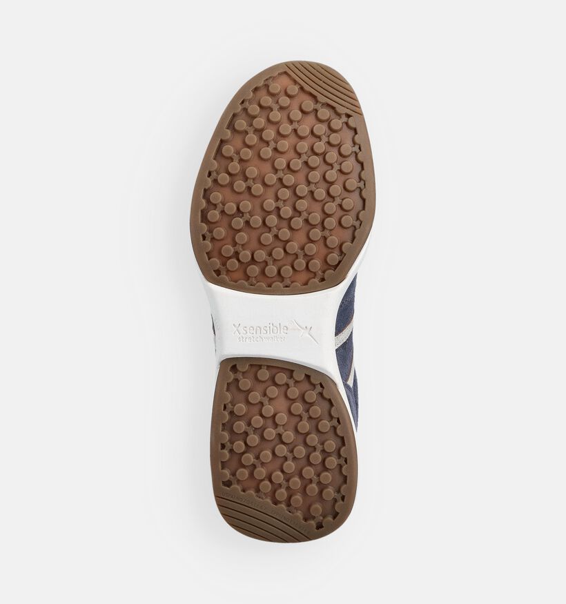 Xsensible Stretchwalker Blauwe Sneakers voor heren (373625) - geschikt voor steunzolen