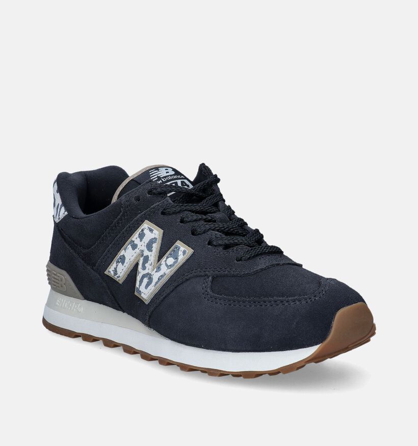 New Balance WL 574 Baskets en Gris pour femmes (349405) - pour semelles orthopédiques