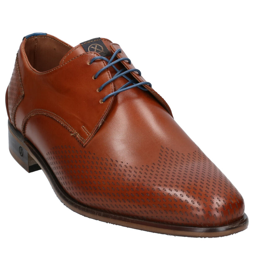 Ambiorix Evert Chaussures habillées en Cognac en cuir (274915)