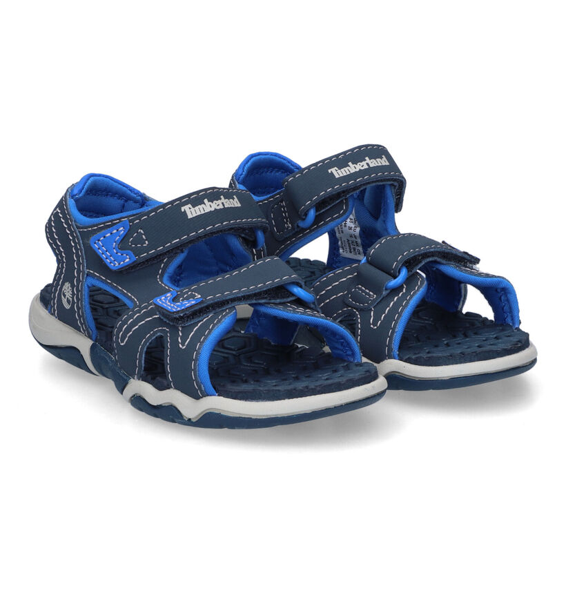 Timberland ADVSKR 2STRP Blauwe Sandalen voor jongens (305832)