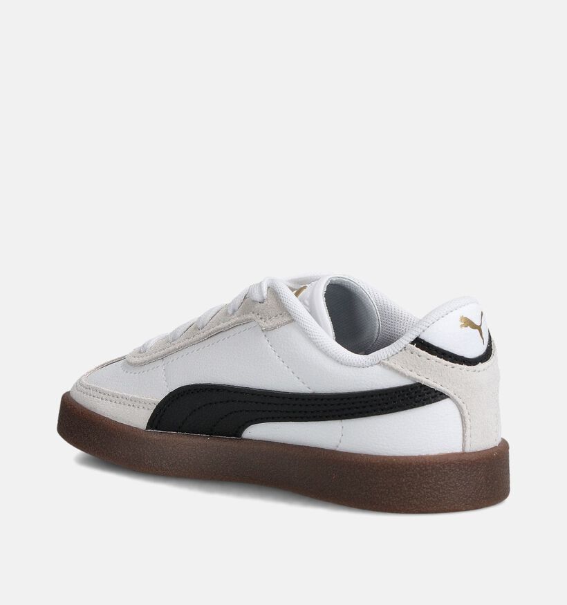 Puma Club II Era Witte Sneakers voor jongens, meisjes (359293) - geschikt voor steunzolen