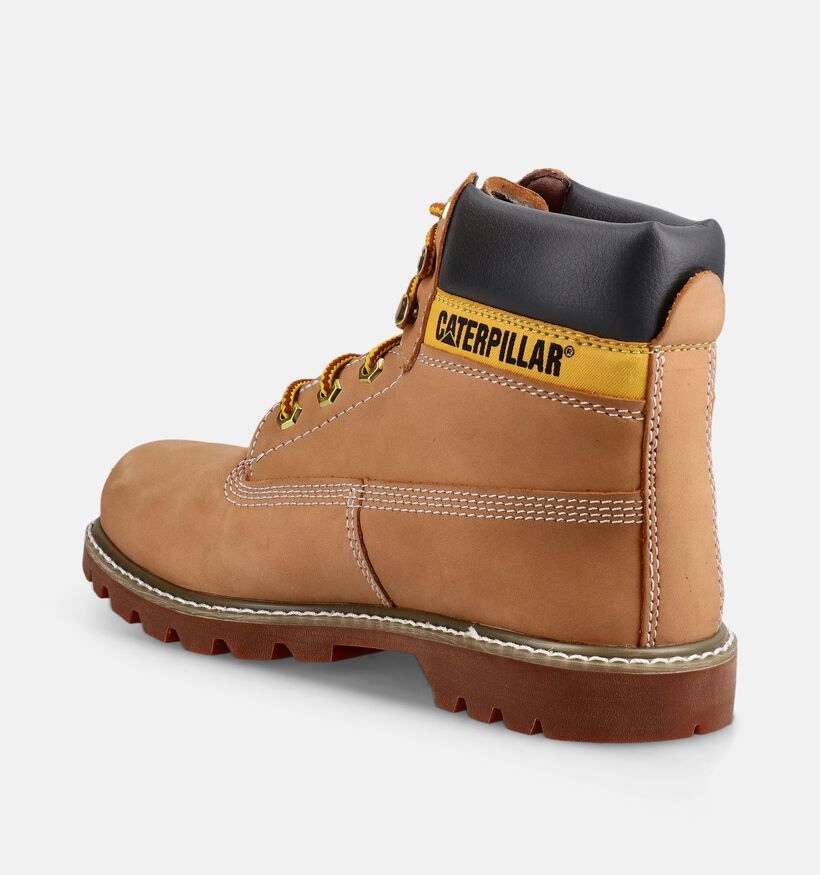 Caterpillar Colorado 2.0 Boots &agrave; lacets en Marron pour hommes (377639) - pour semelles orthop&eacute;diques