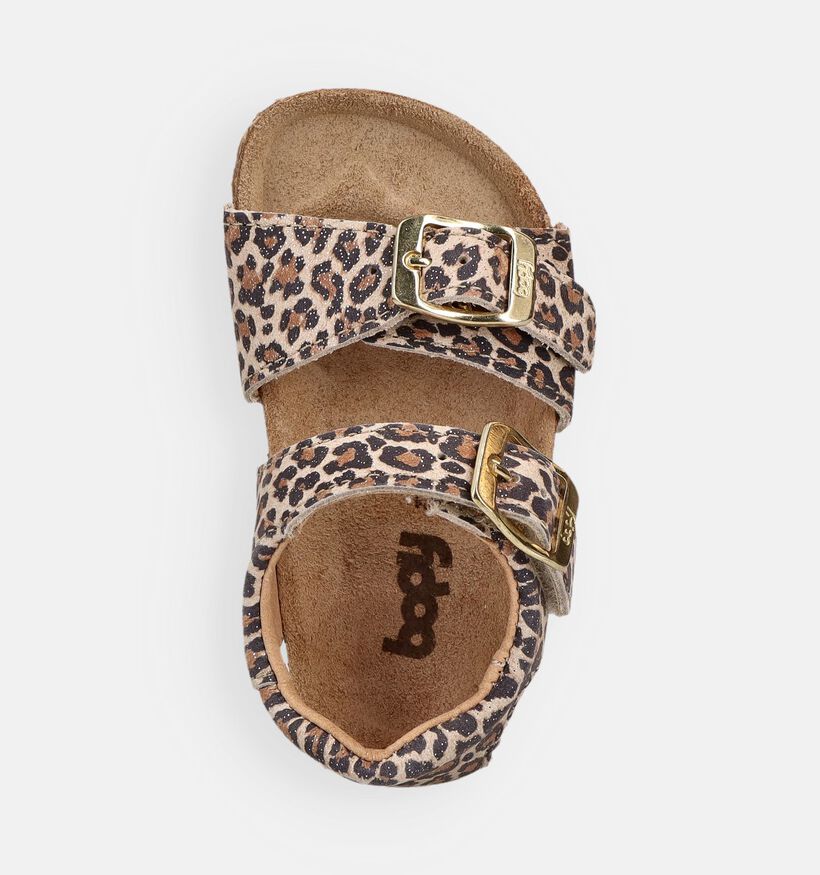 Bopy Edouarvelo Sandales pour b&eacute;b&eacute; en Marron pour filles (372972)