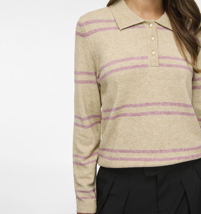 Vila Ril Pull en Beige pour femmes (378476)