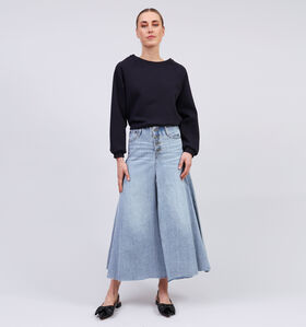 SISTERS POINT Osla Blauwe Jeansrok voor dames (363323)