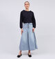 SISTERS POINT Osla Blauwe Jeansrok voor dames (363323)