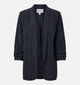 Pieces Bosella 3/4 Corduroy Donkerblauwe Blazer voor dames (382090)