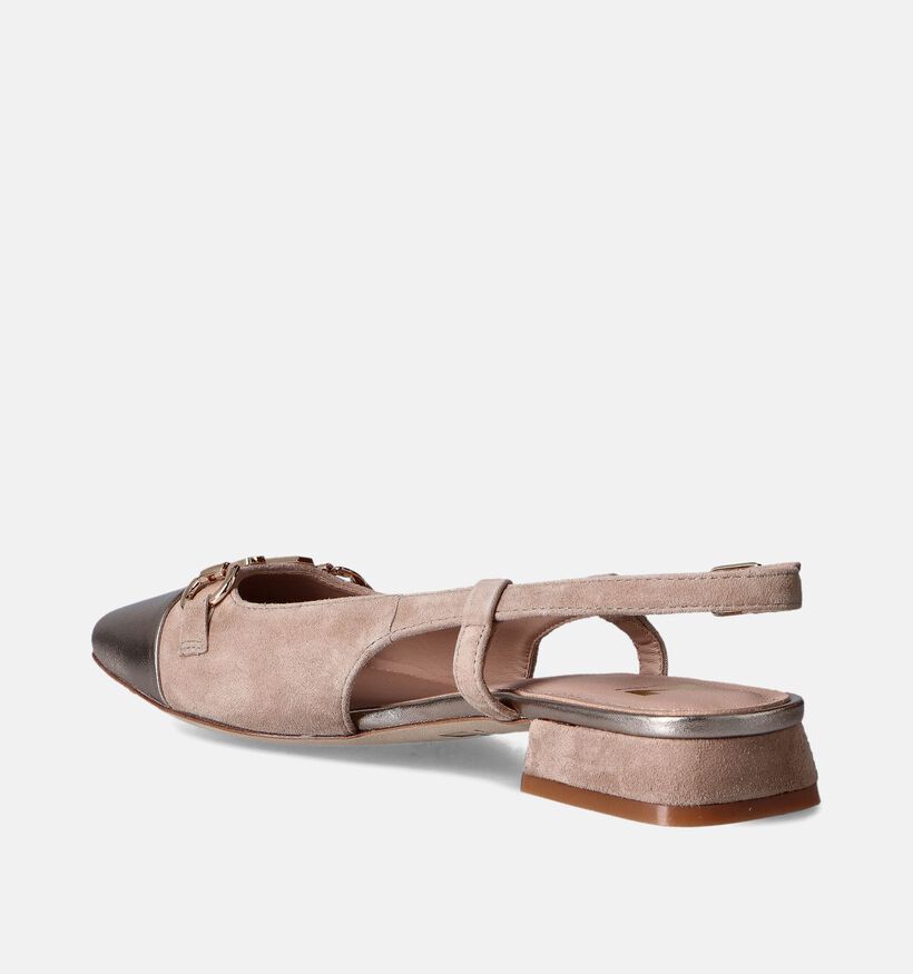 Nathan-Baume Escarpins slingback en Camel pour femmes (356282)