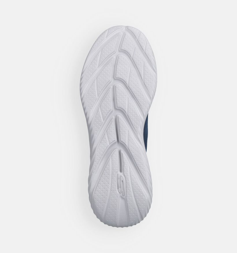 Skechers Bounder 2.0 - Emerged Slip-ins Slip-ons en Bleu fonc&eacute; pour hommes (379533)
