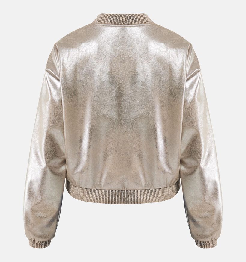 Mexx Shiny Bomber Taupe Jas voor dames (337002)