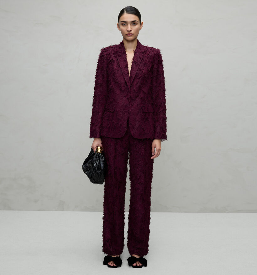 Vila Wagne Bordeaux Broek voor dames (365590)
