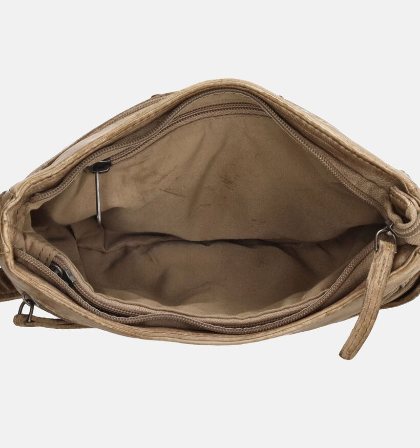 Hide & Stitches Beige Crossbody tas voor dames (358988)