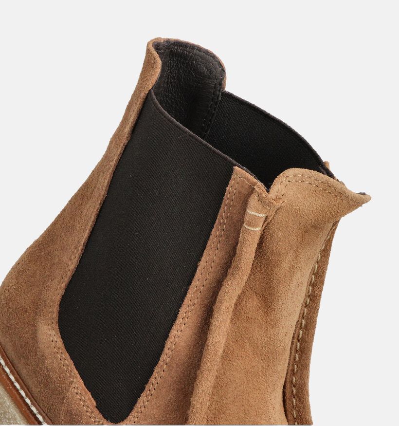 Weekend Bottines Chelsea en Camel pour femmes (364184)