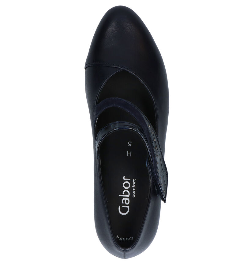 Gabor OptiFit Blauwe Pumps in leer (282359)