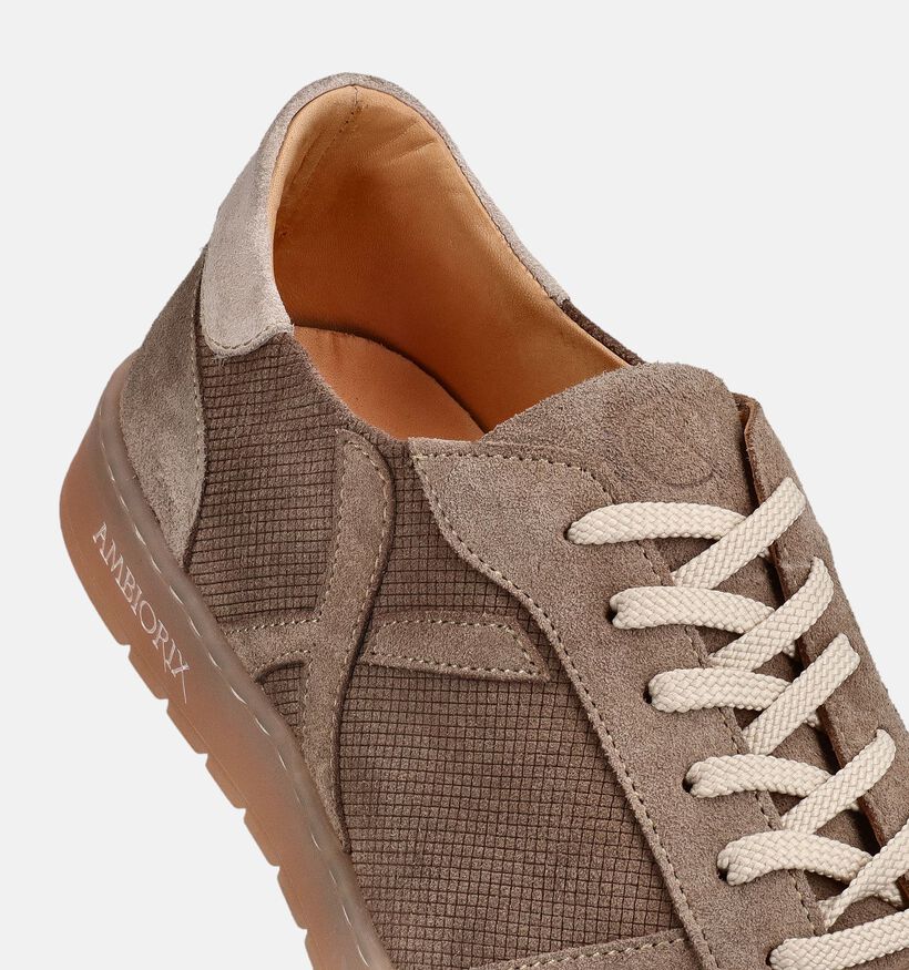 Ambiorix Rosco Bruine Veterschoenen voor heren (373470) - geschikt voor steunzolen