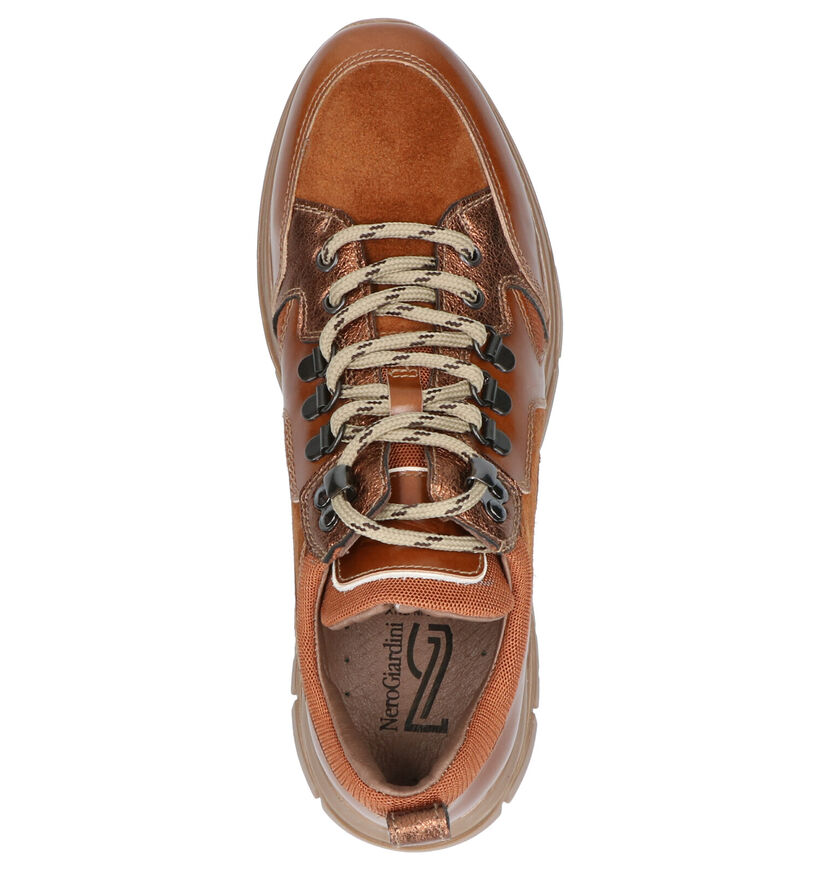 NeroGiardini Chaussures plates en Beige clair en daim (262497)