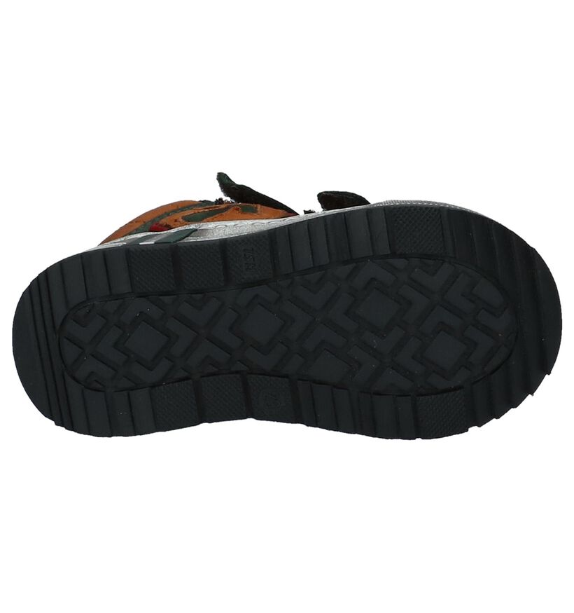 Boots met Velcro Donkergroen Hampton Bays in leer (224119)